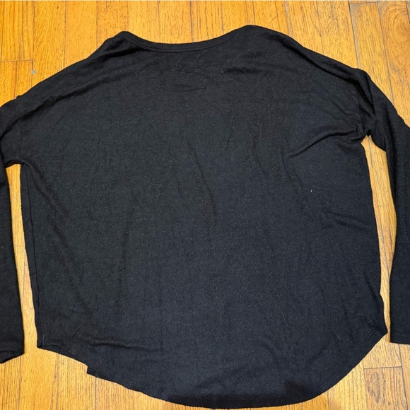 LUCKY BRAND lightweight fuzzy sweatshirt- versatile- can be dressed up! Like NEW - Picture 2 of 9